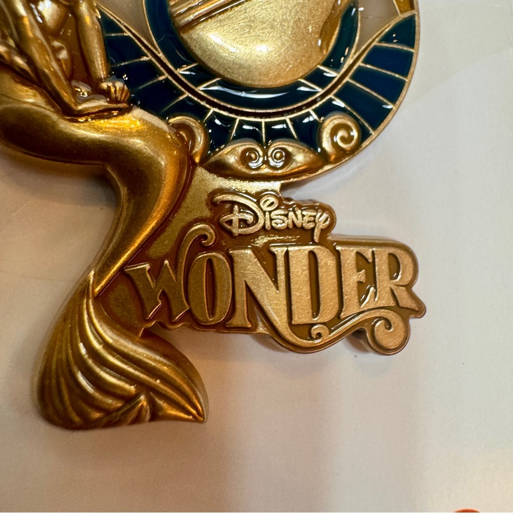 NWT. Disney Cruise Line (DCL) Atrium Statue Ariel pin for the Disney Wonder ship - Picture 4 of 9